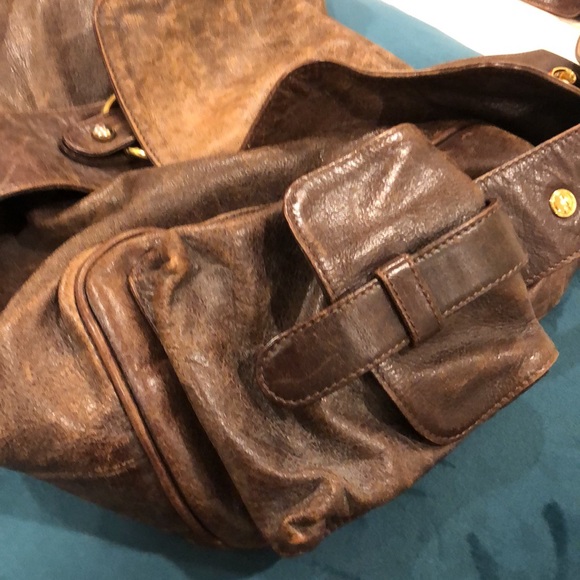 Vintage Marni hobo in brown leather - Picture 4 of 4